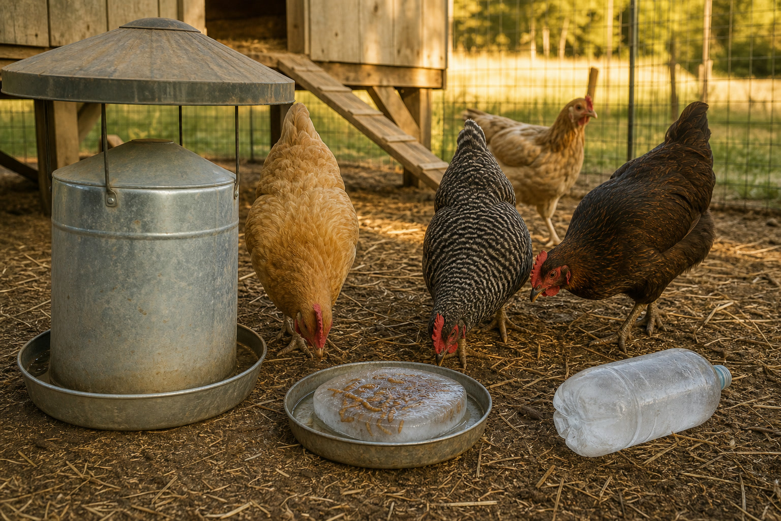 5 Signs Your Hens Are Overheating (and How to Cool Them Down Fast) — cooling setup