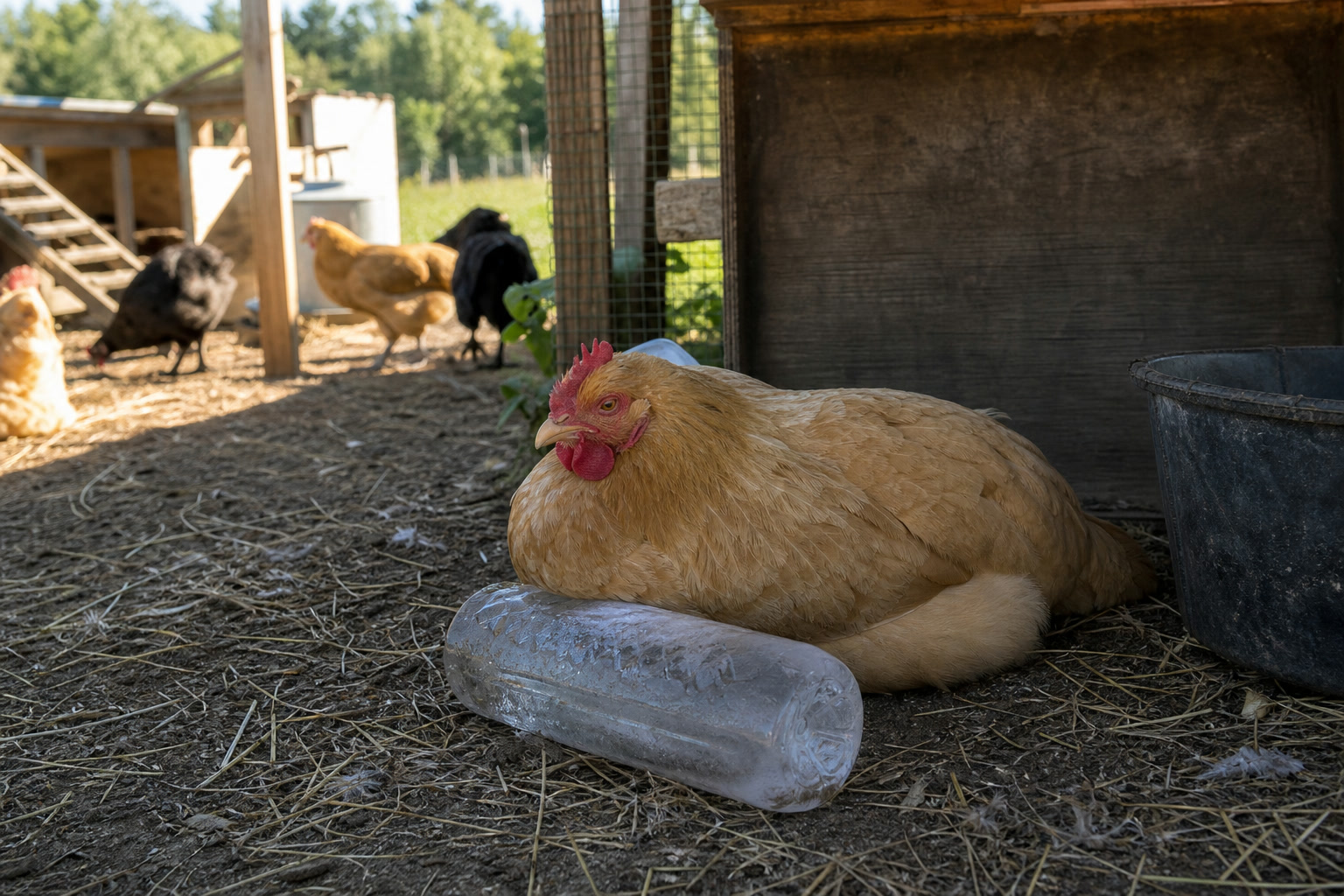5 Signs Your Hens Are Overheating (and How to Cool Them Down Fast) — hen water bottle