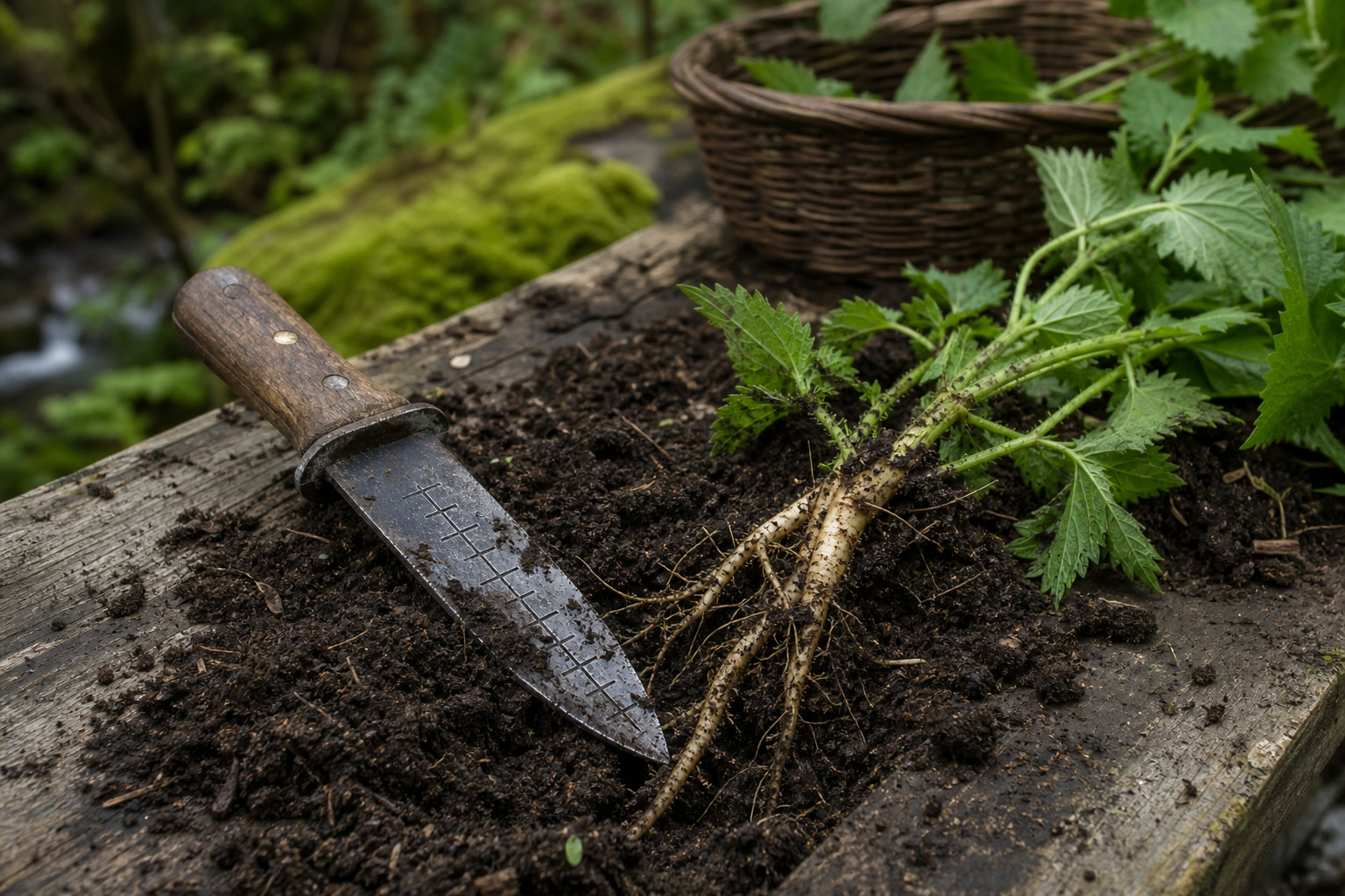 The 5 Tools I Never Forage Without (and the One That's Just for Pretty Pictures) — horihori nettle root
