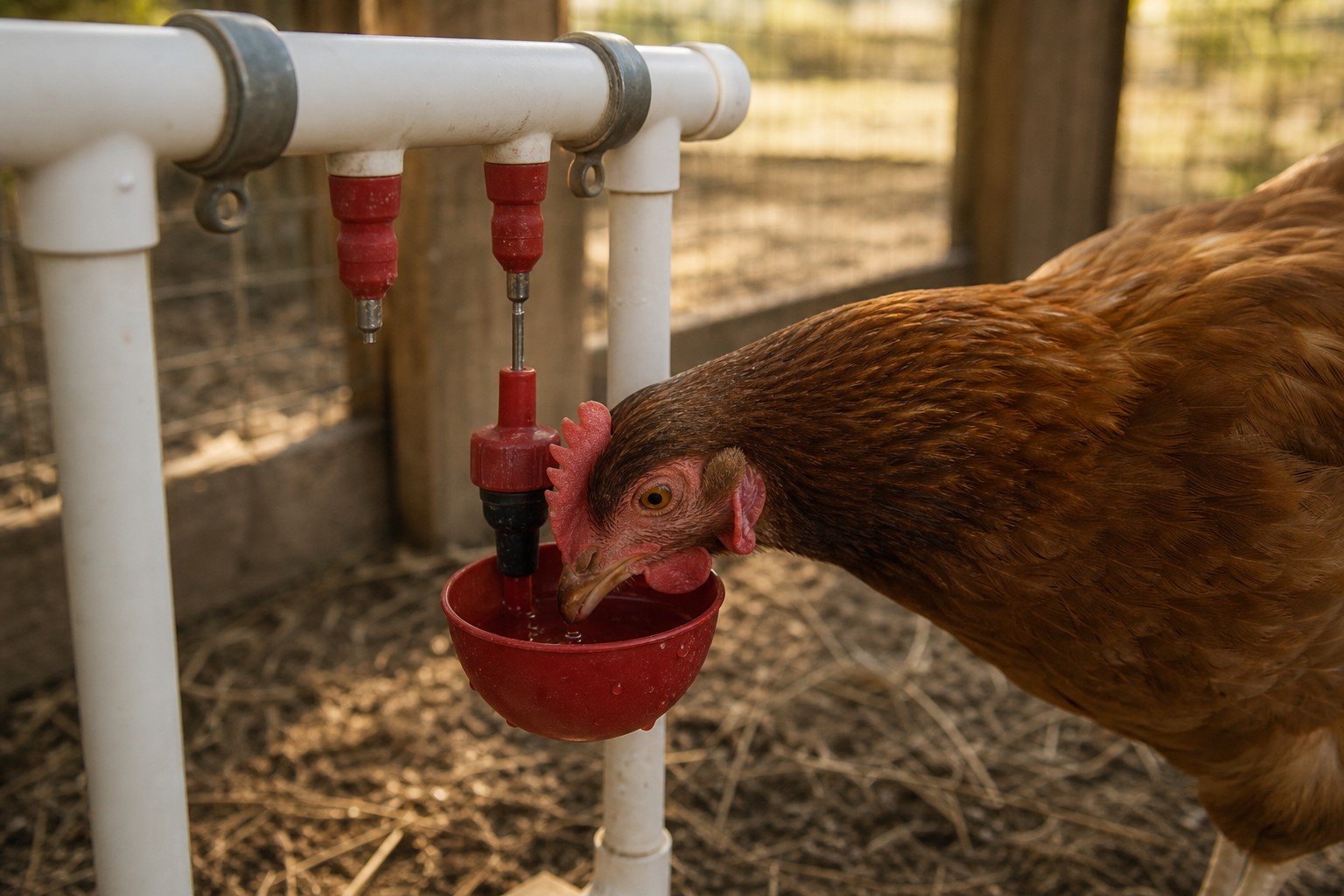 Best Chicken Waterers to Keep Your Flock Cool in Summer — nipple cup