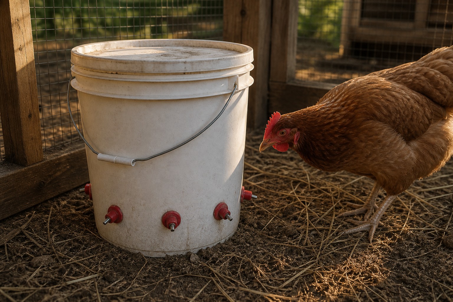 Best Chicken Waterers to Keep Your Flock Cool in Summer — diy bucket