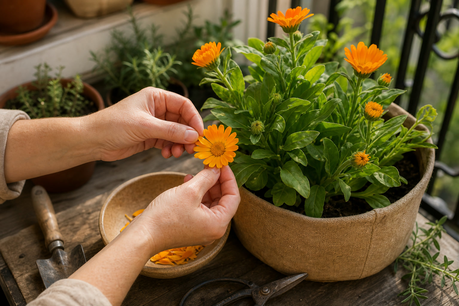 The Best Edible Flowers for Beginners to Grow in Pots — calendula petals