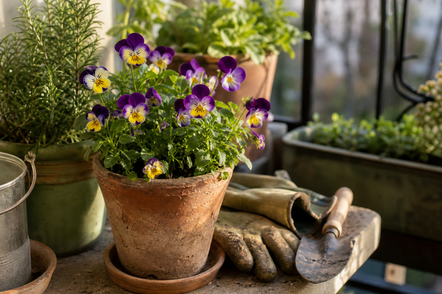 The Best Edible Flowers for Beginners to Grow in Pots — violas pot