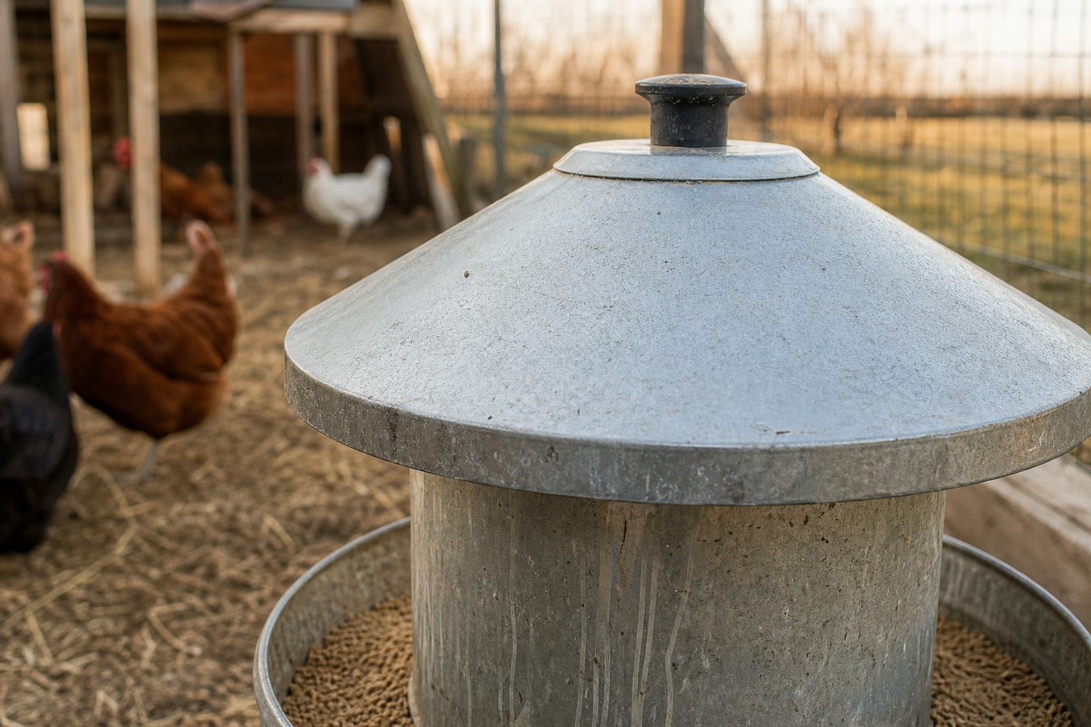The No-Waste Chicken Feeders I've Actually Used — rain hood
