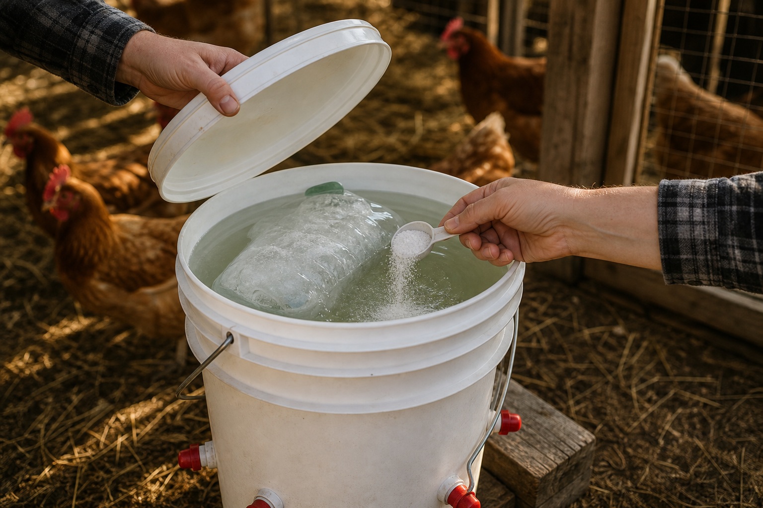 How to Make a DIY Chicken Bucket Waterer (Step by Step) — cool it