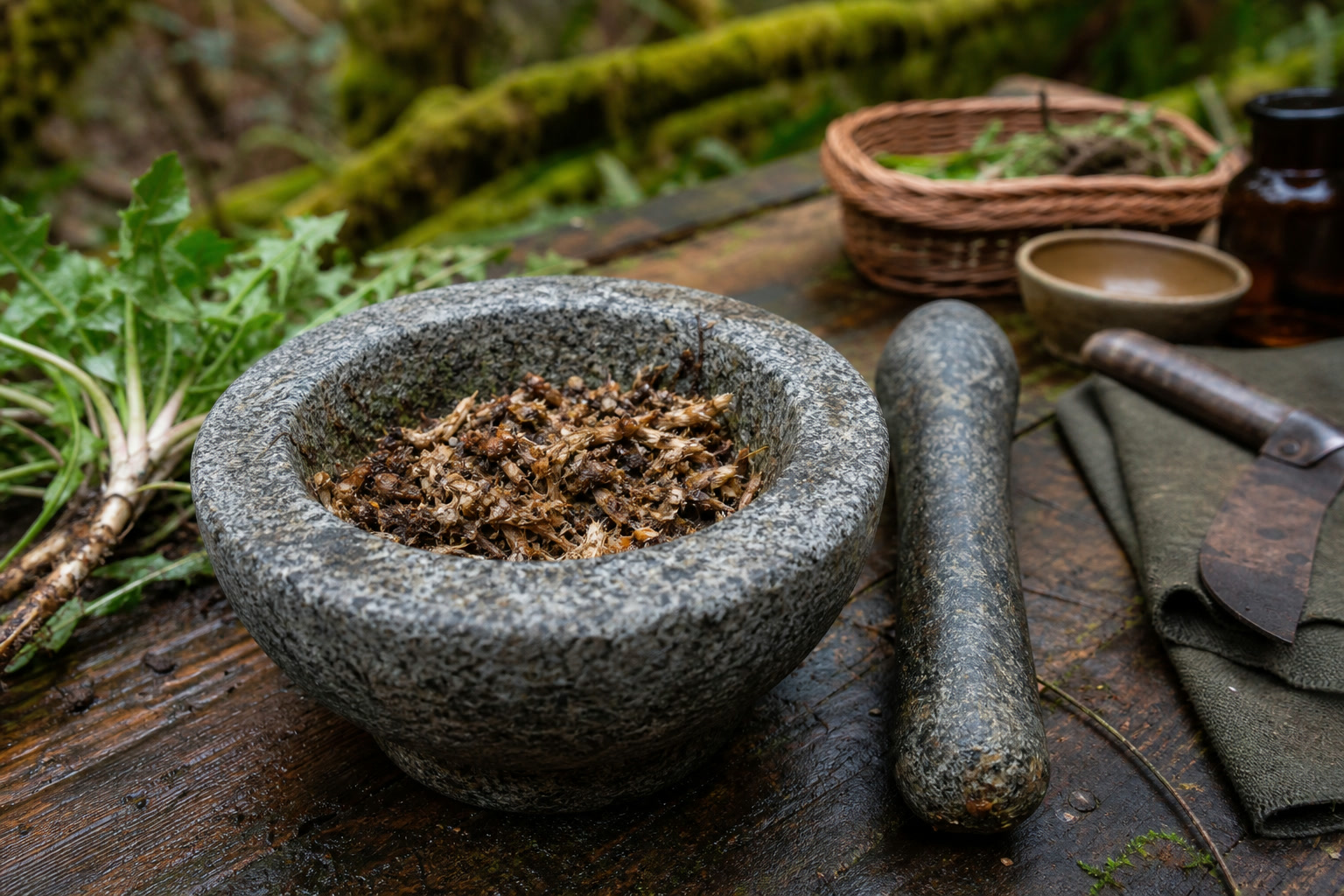 How to Make Your First Herbal Tincture (Step by Step) — mortar root