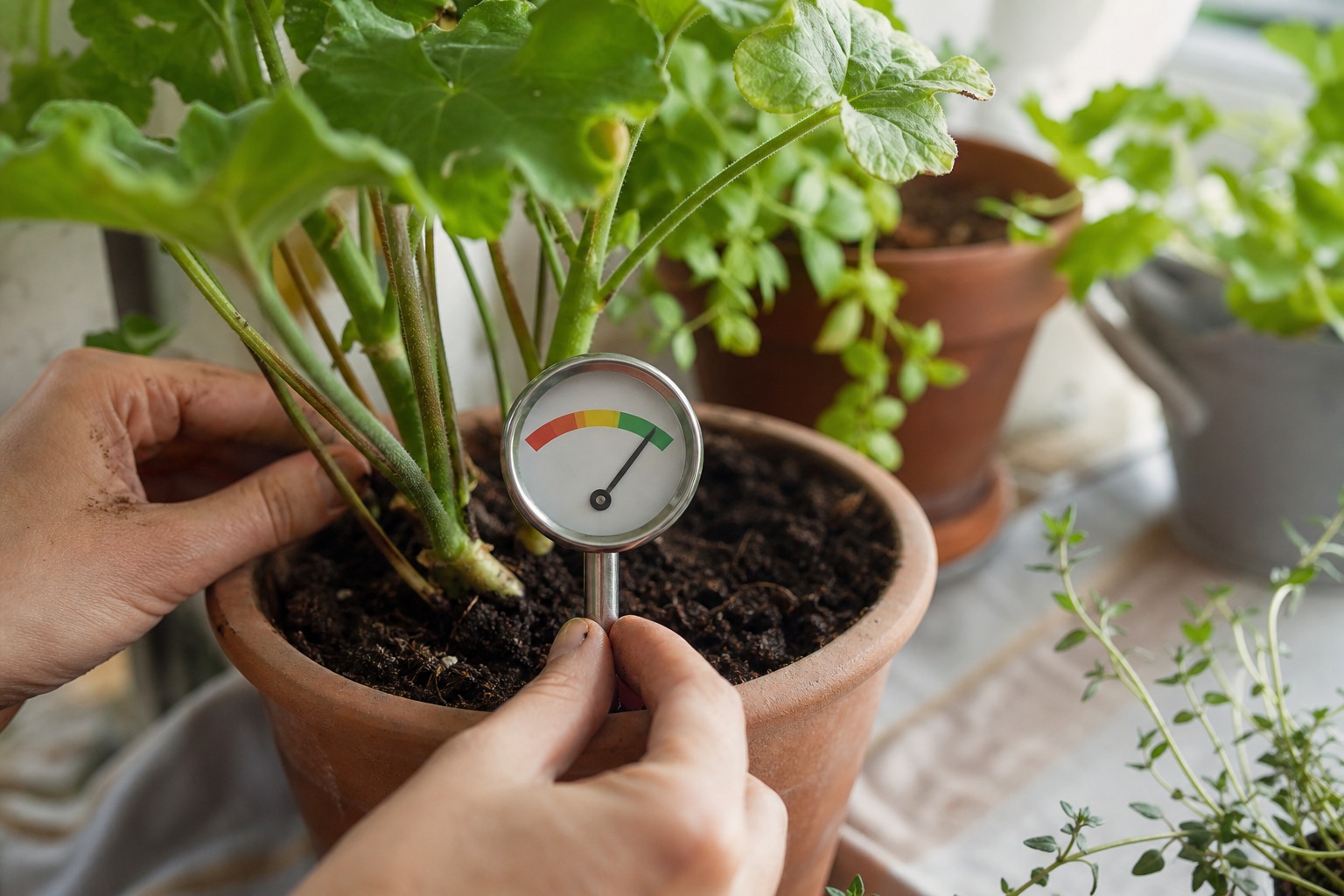 The Best Vegetables to Grow on a Shady Balcony — moisture meter