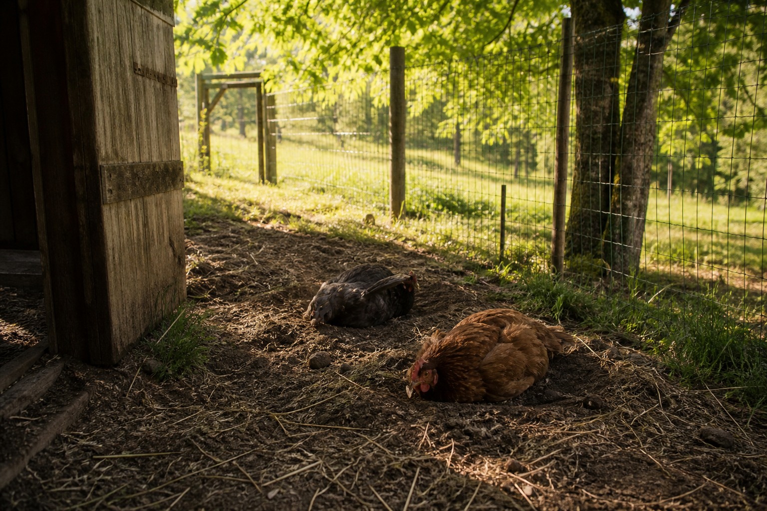 The Best Ways to Shade a Chicken Run Before Summer Hits — natural shade