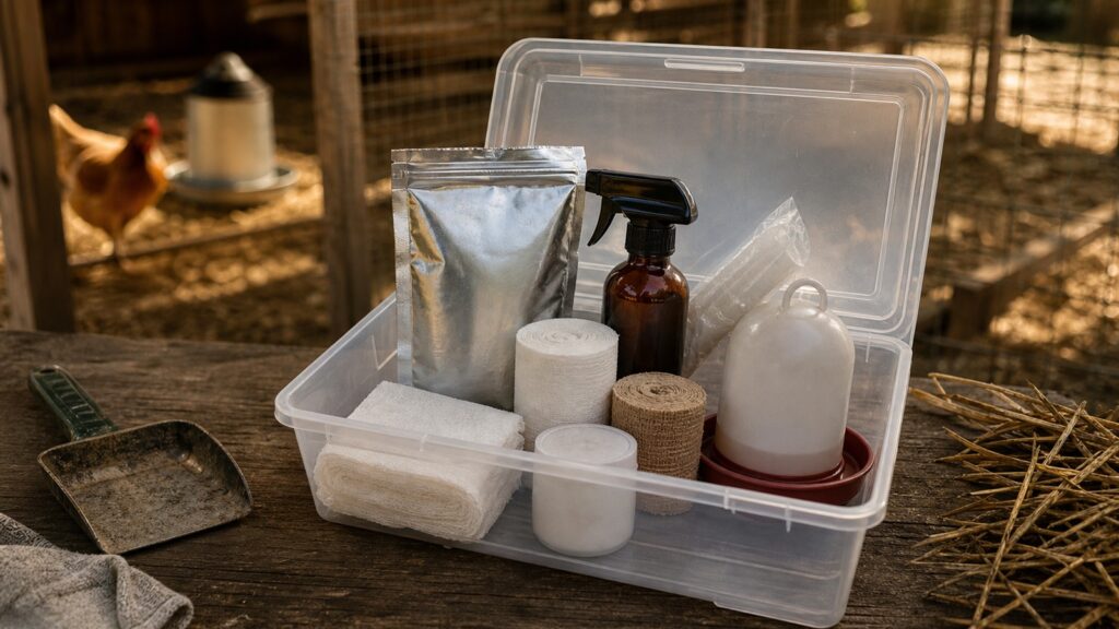 A Backyard Chicken First-Aid Kit: The OTC Essentials