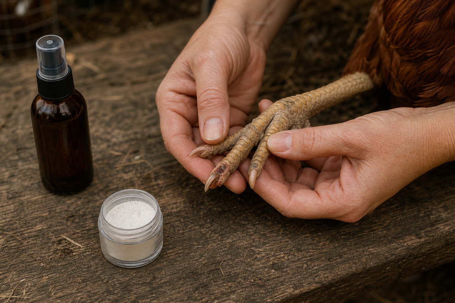 A Backyard Chicken First-Aid Kit: The OTC Essentials — treat nail