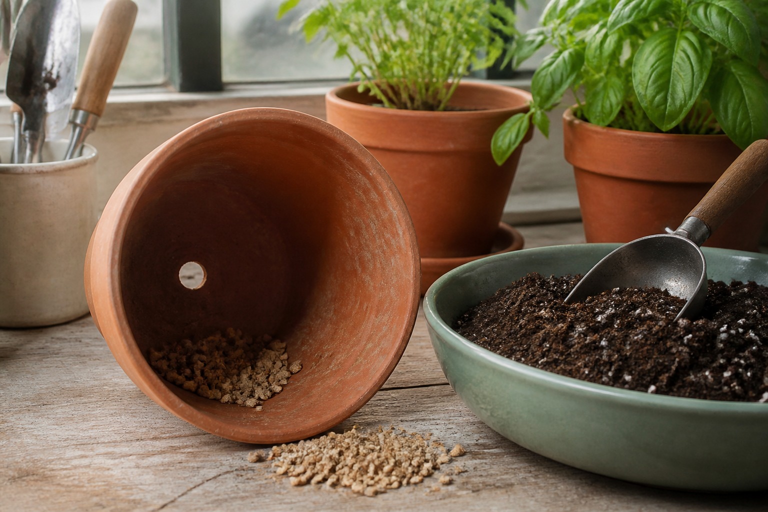 How to Save an Overwatered Container Plant Before It Dies — drainage