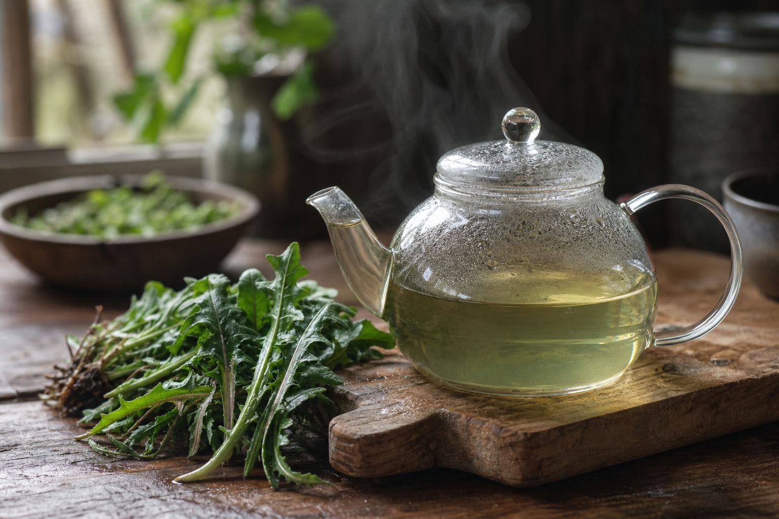 How to Forage and Use Dandelion, Leaf, Flower, and Root — leaf tea