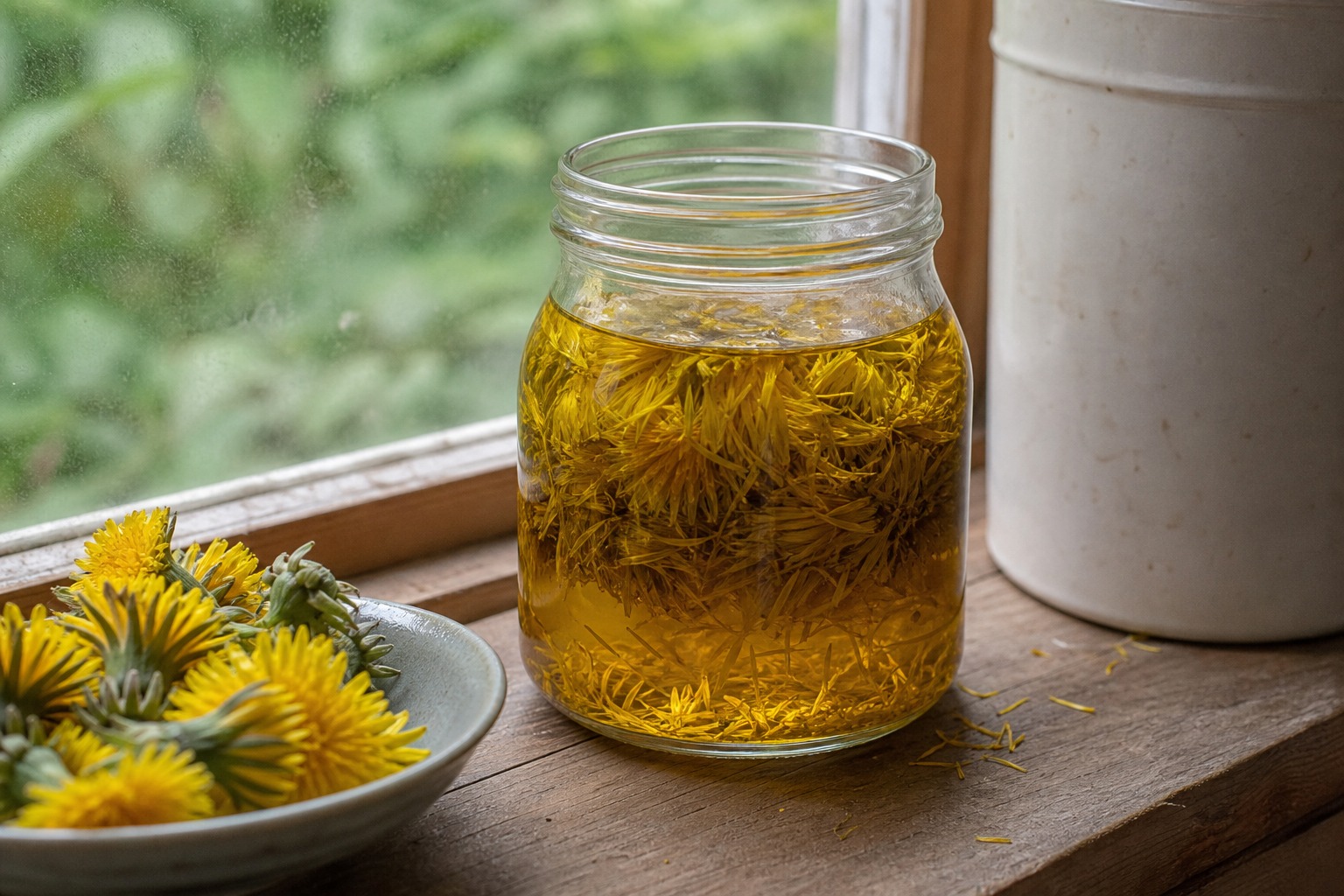 How to Forage and Use Dandelion, Leaf, Flower, and Root — flower oil