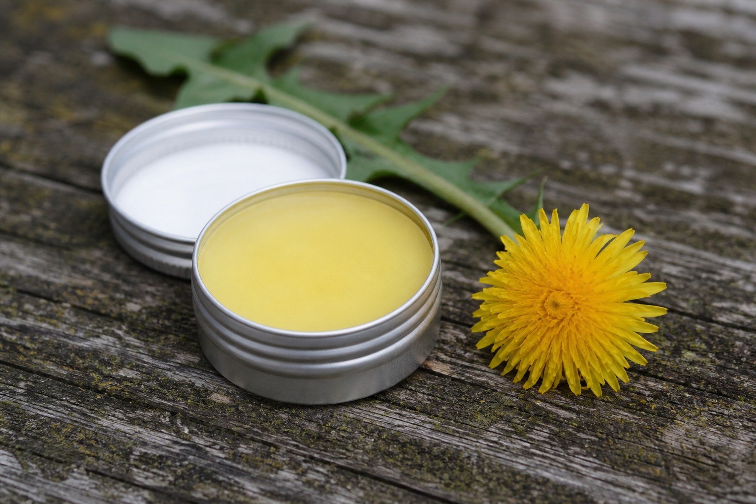 How to Forage and Use Dandelion, Leaf, Flower, and Root — salve tin