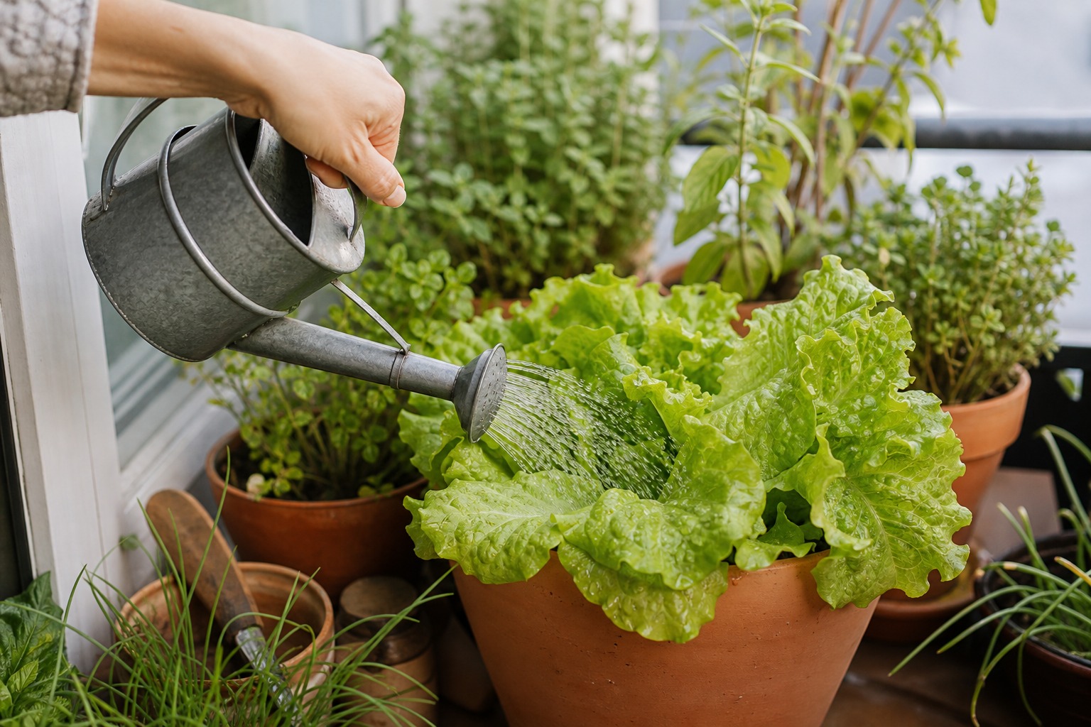 How to Grow Lettuce in Containers All Summer (Without Bolting) — even water