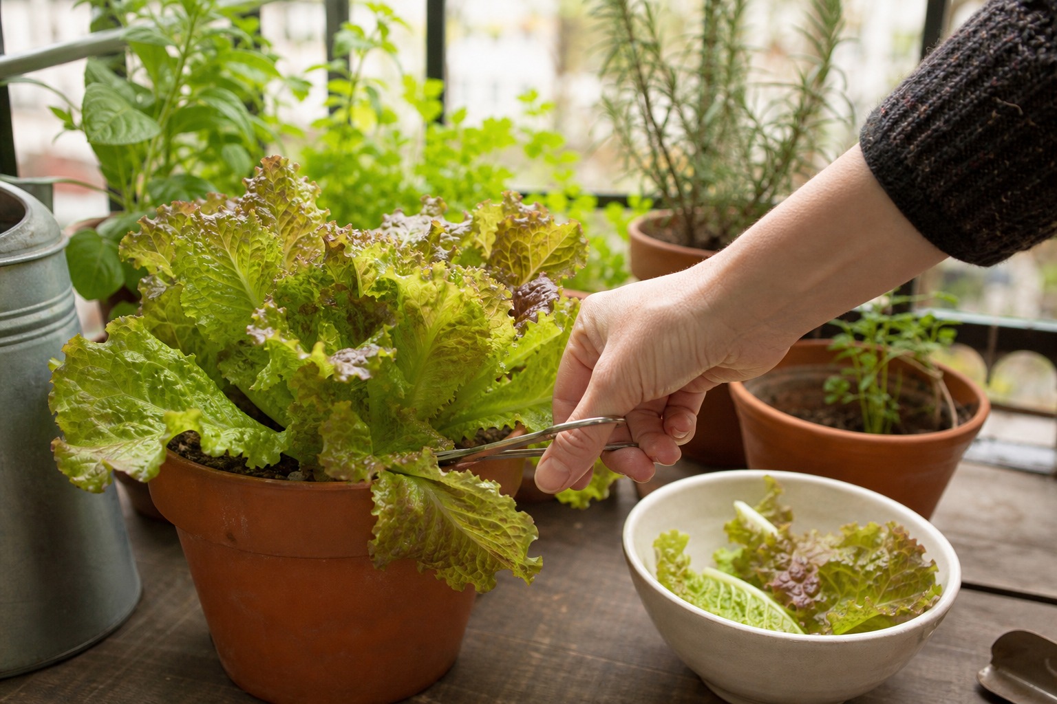 How to Grow Lettuce in Containers All Summer (Without Bolting) — harvest