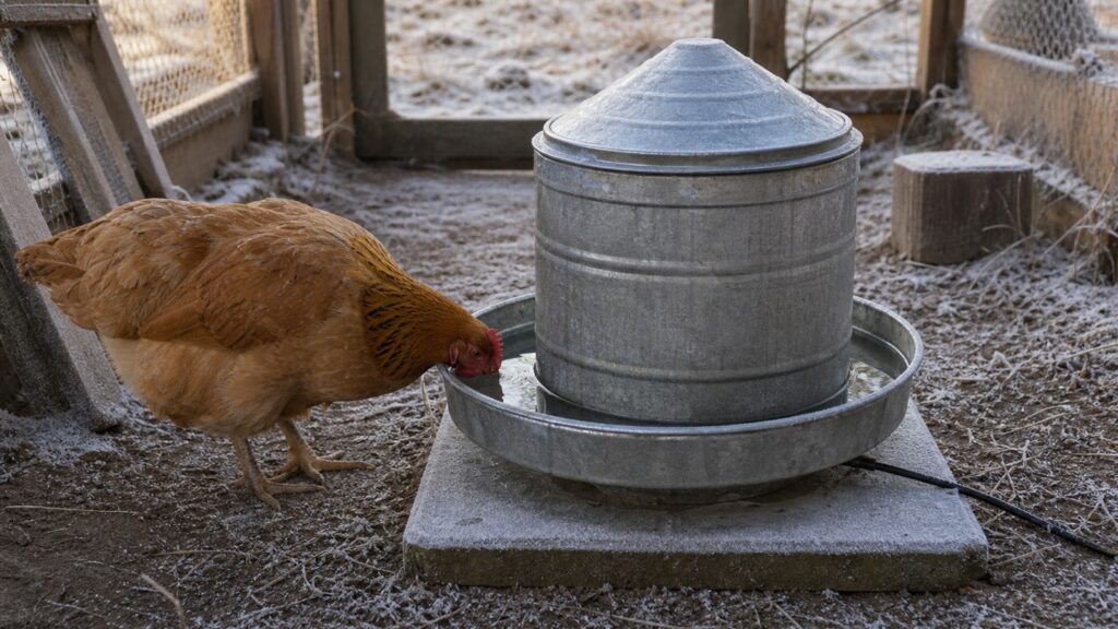 How to Keep Chicken Water From Freezing in Winter