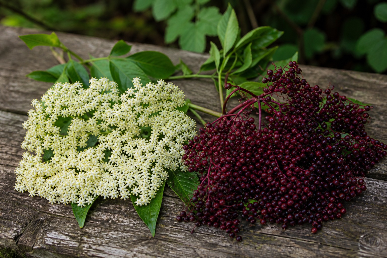 How to Make Elderflower Cordial from Foraged Blossoms — blue vs red