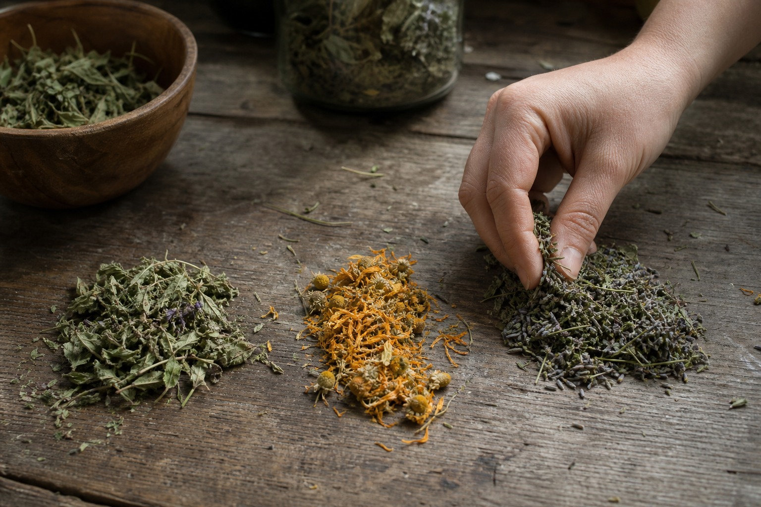 How to Make Herbal Tea from Foraged Plants, Step by Step — build blend