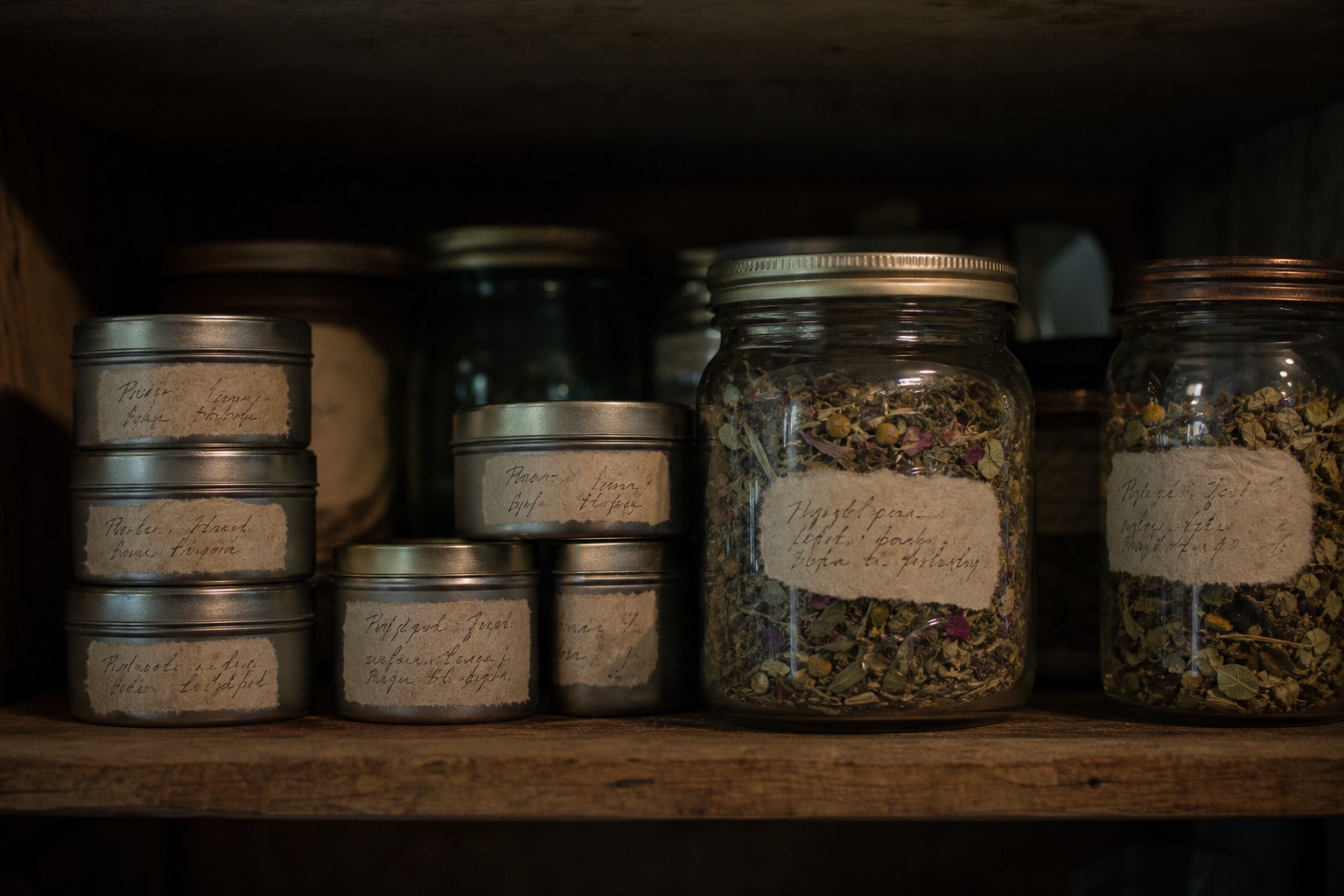 How to Make Herbal Tea from Foraged Plants, Step by Step — stored blends