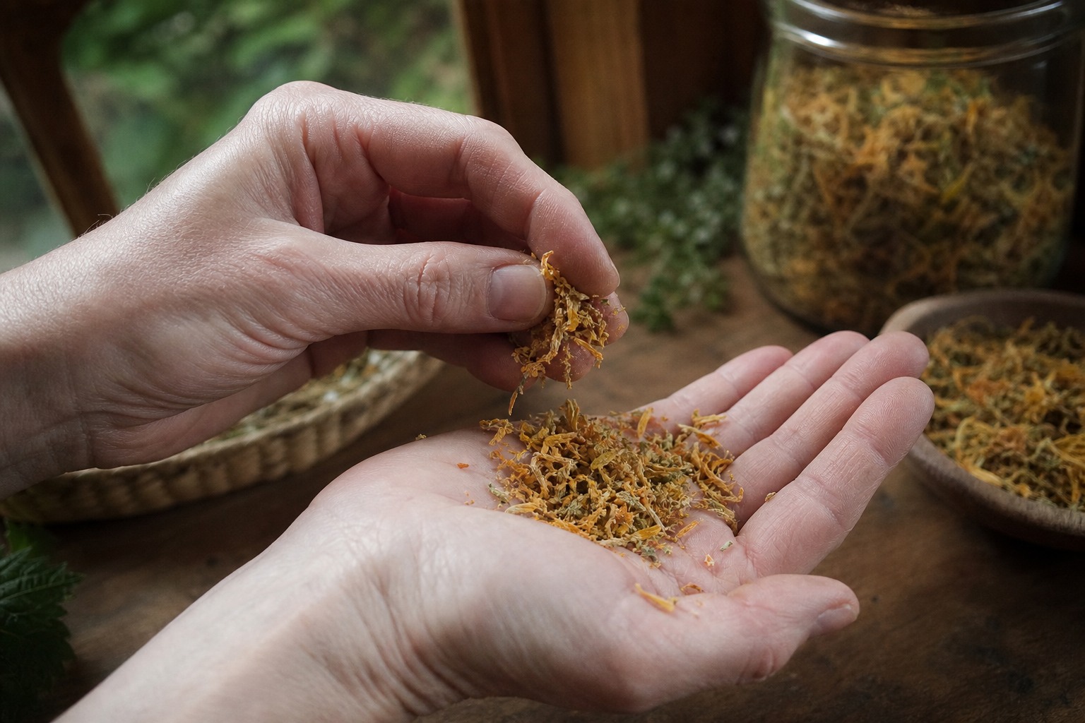 How to Press and Dry Foraged Flowers for the Apothecary — crush test