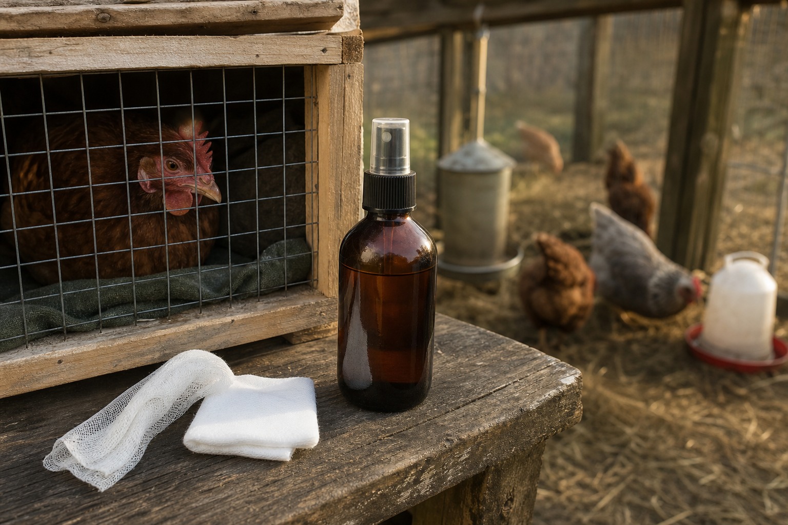How to Stop Chickens From Pecking Each Other in the Coop — first aid
