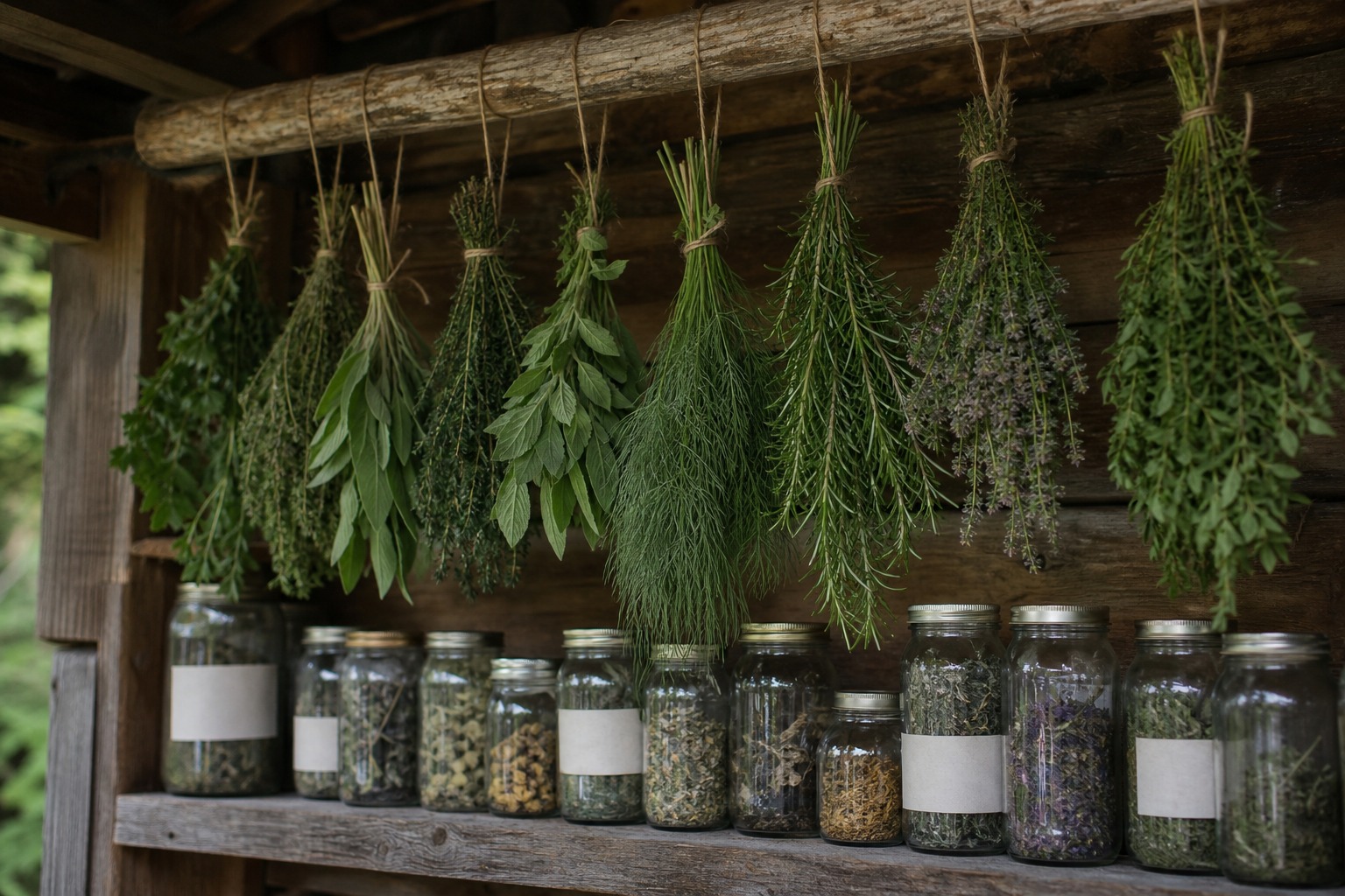What to Forage in the Pacific Northwest This Summer — drying shelf