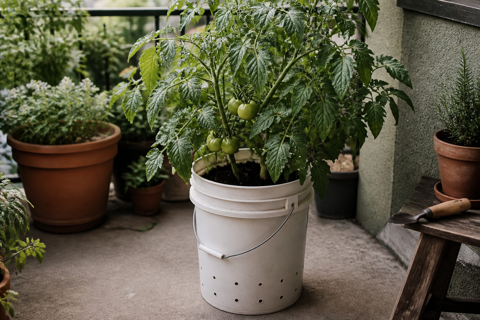 The Best Containers for Growing Vegetables in Small Spaces — bucket drainage