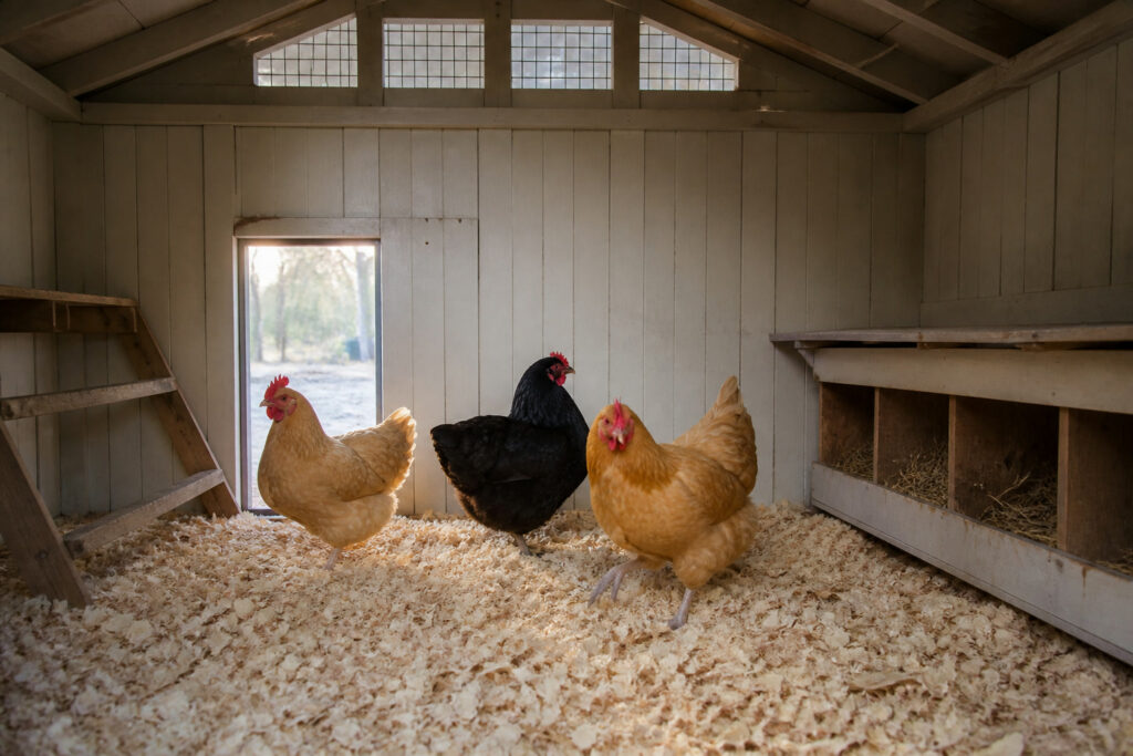The Deep Litter Method for a Warm Winter Chicken Coop