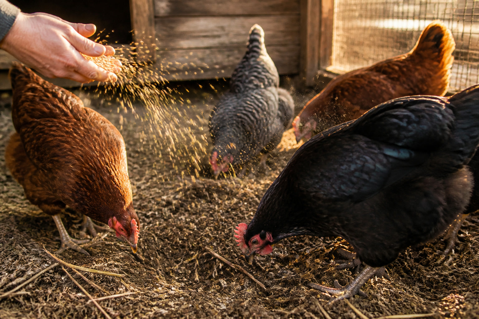 The Deep Litter Method for a Warm Winter Chicken Coop — scratch turn