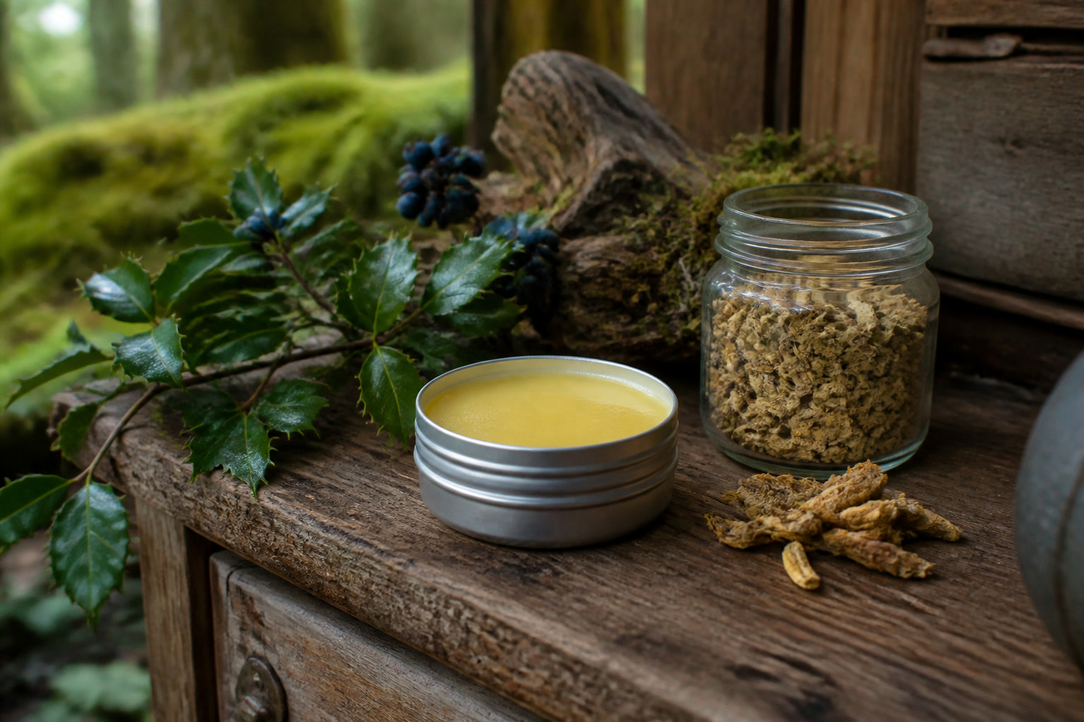 How to Forage and Use Oregon Grape (Root and Berry) — root salve