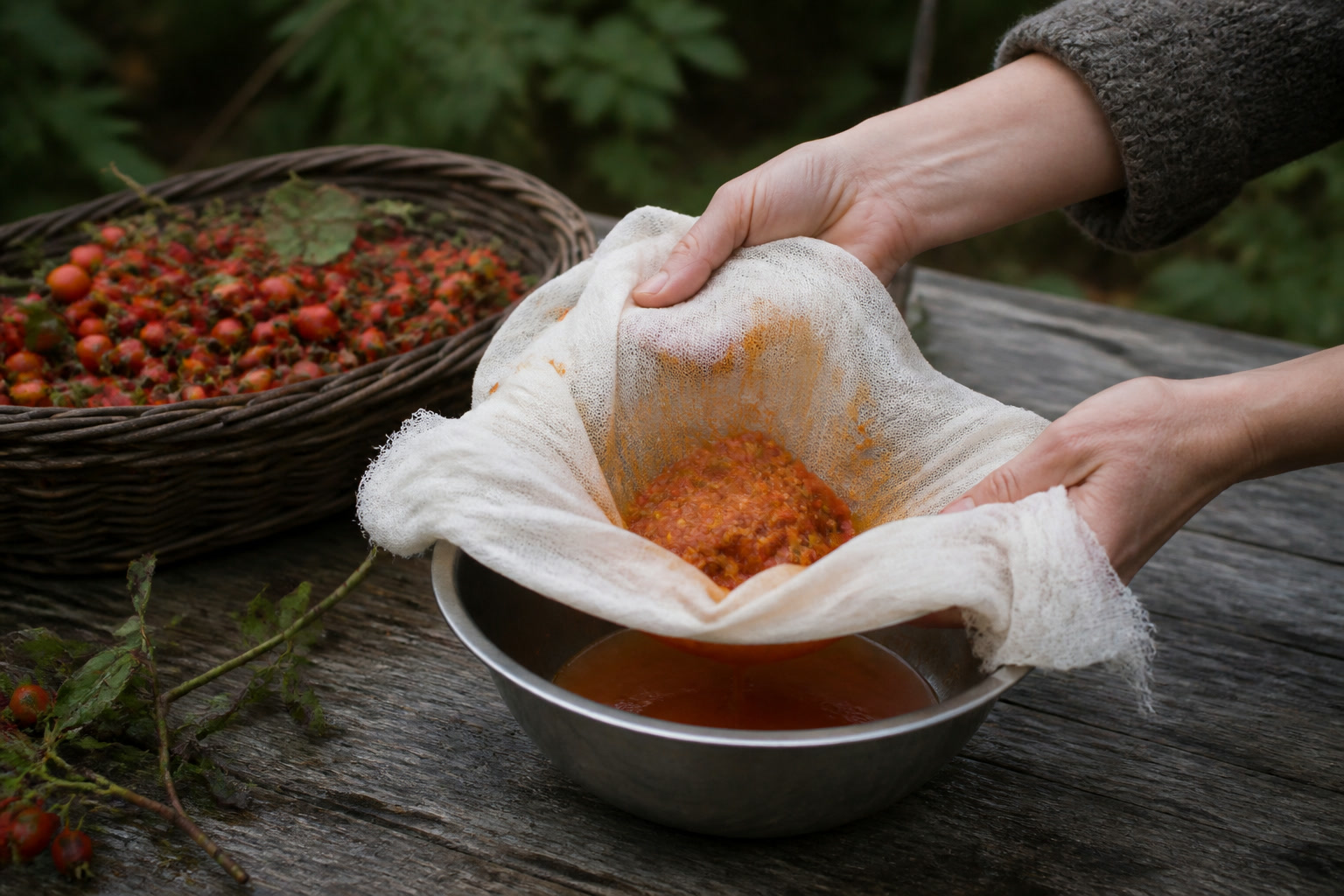 How to Forage Rose Hips (and Turn Them Into Syrup) — strain
