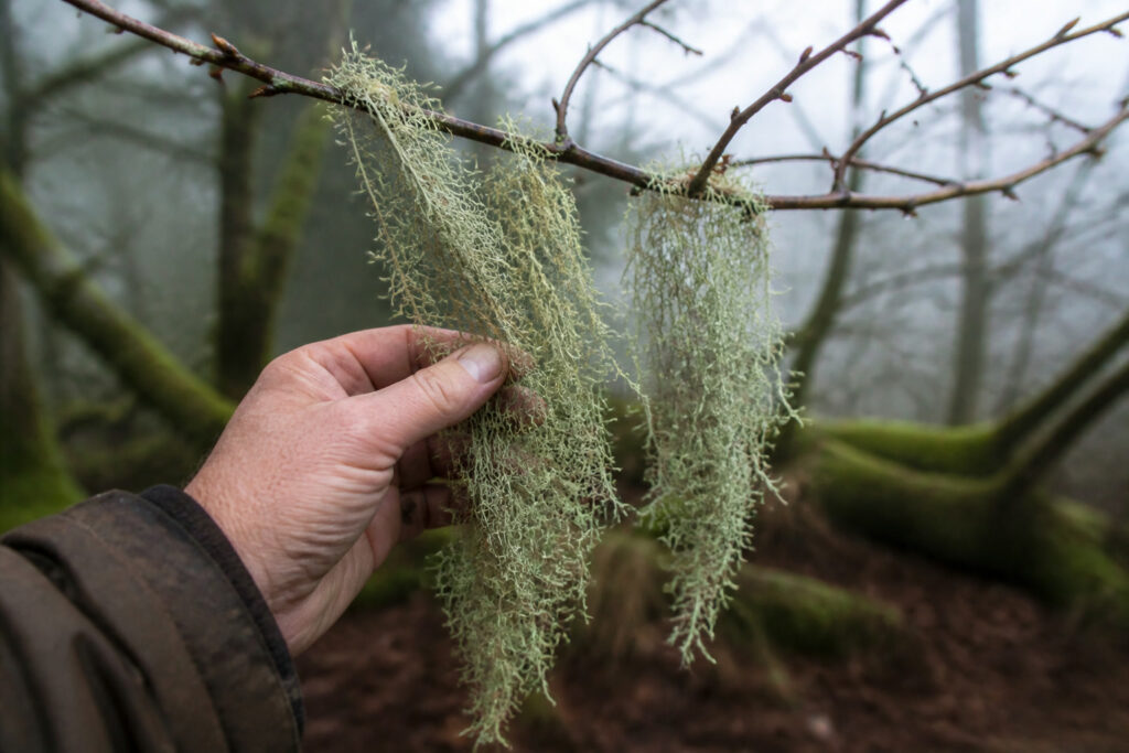 How to Forage and Use Usnea (Old Man’s Beard Lichen)