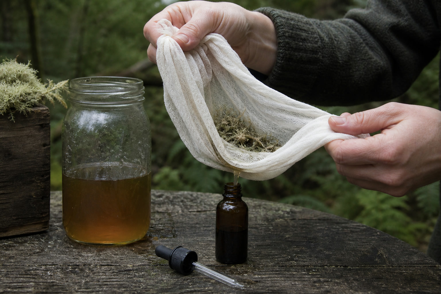 How to Forage and Use Usnea (Old Man's Beard Lichen) - strain