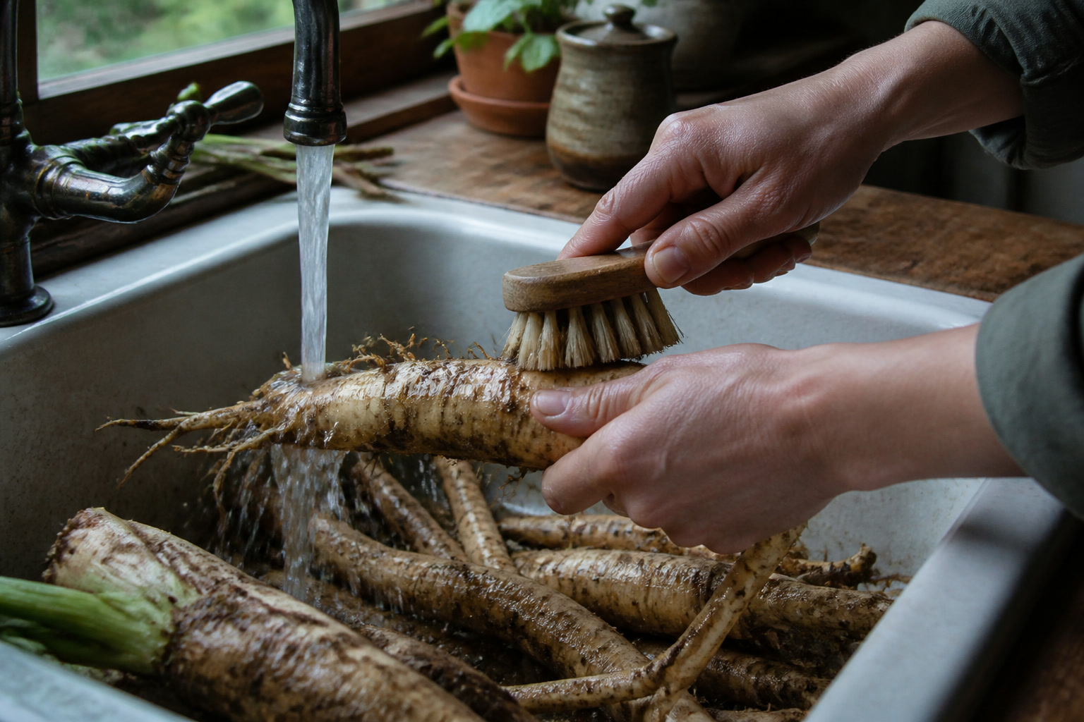 How to Harvest Medicinal Roots in Fall the Right Way — scrub clean