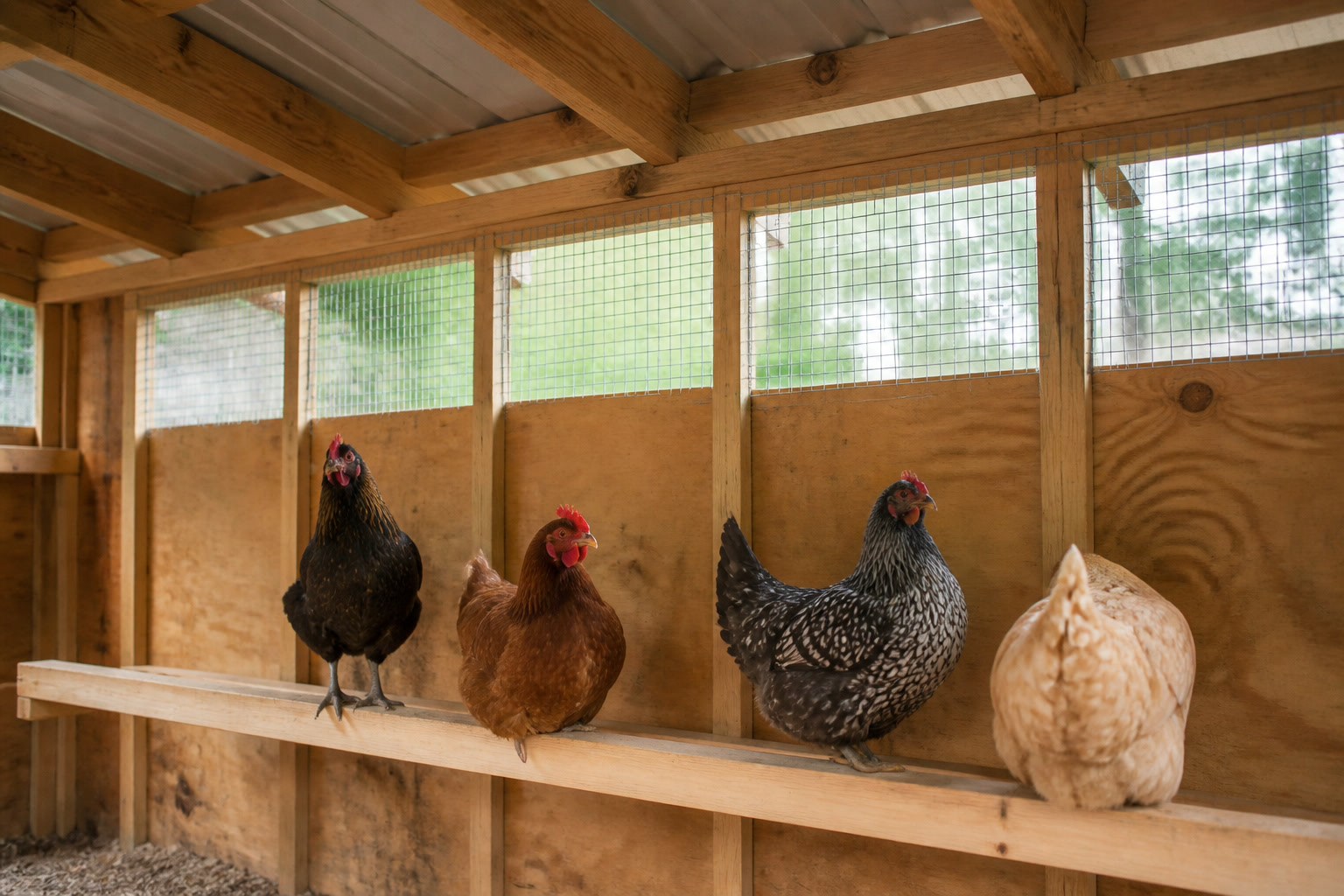 How to Keep Chickens Warm in Winter Without Heat — high vents
