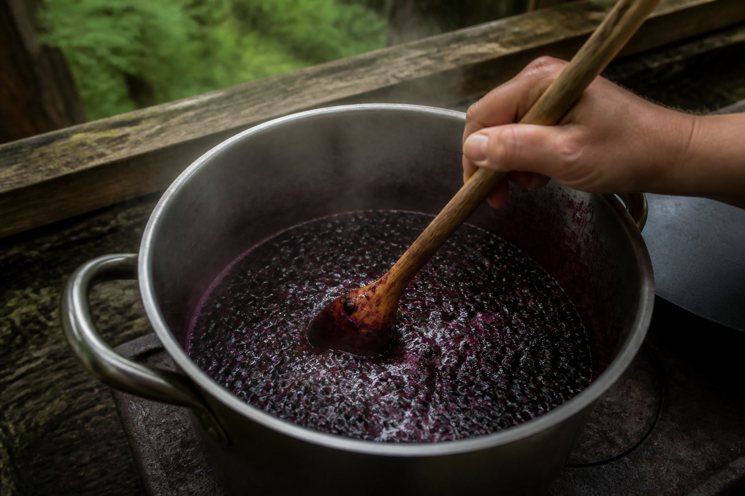 How to Make Elderberry Syrup: A Simple Forager's Recipe — simmer pot