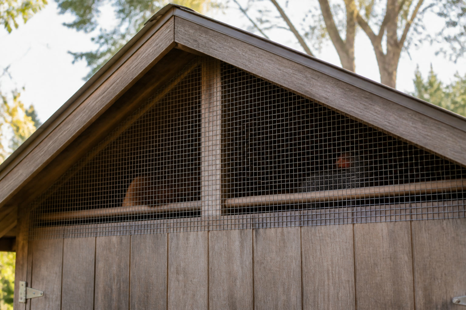 How to Prevent Frostbite on Chickens Before It Starts — high gable vent