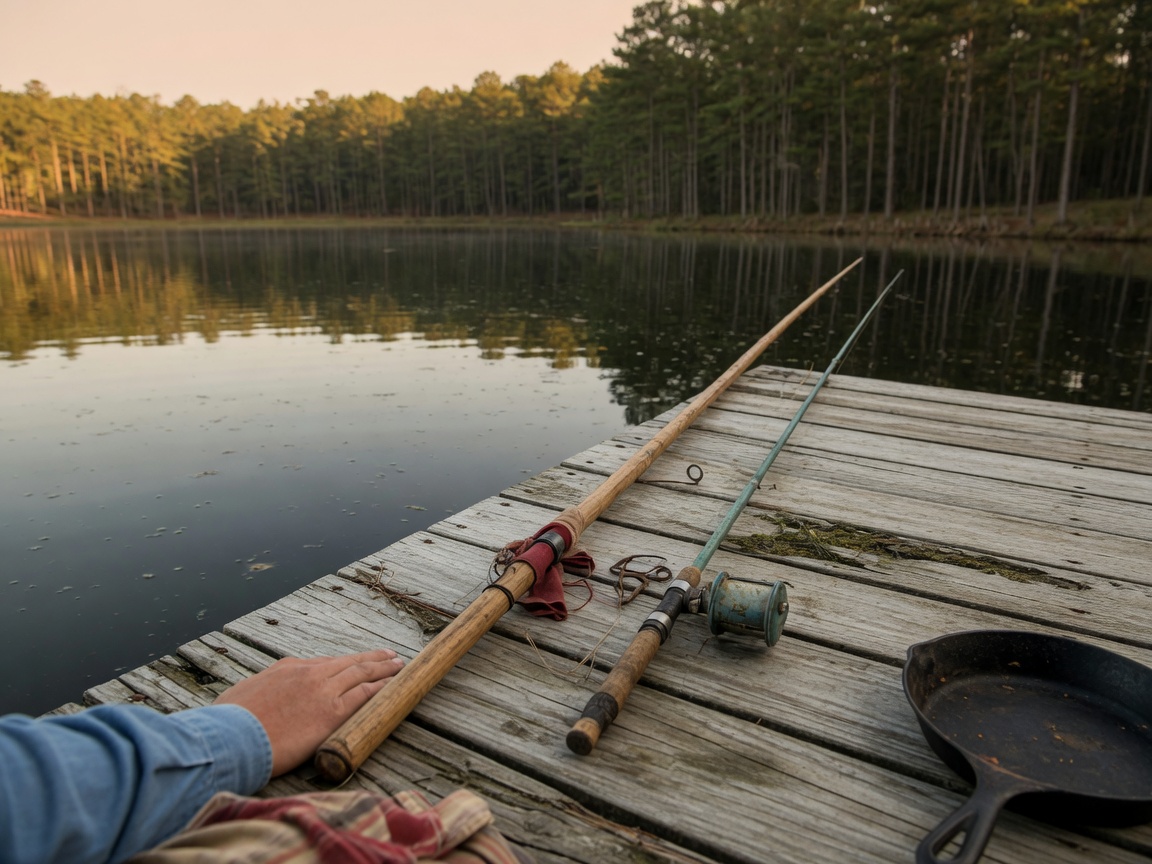 The Beginner Fishing Gear You Actually Need to Start — cane pole spincast