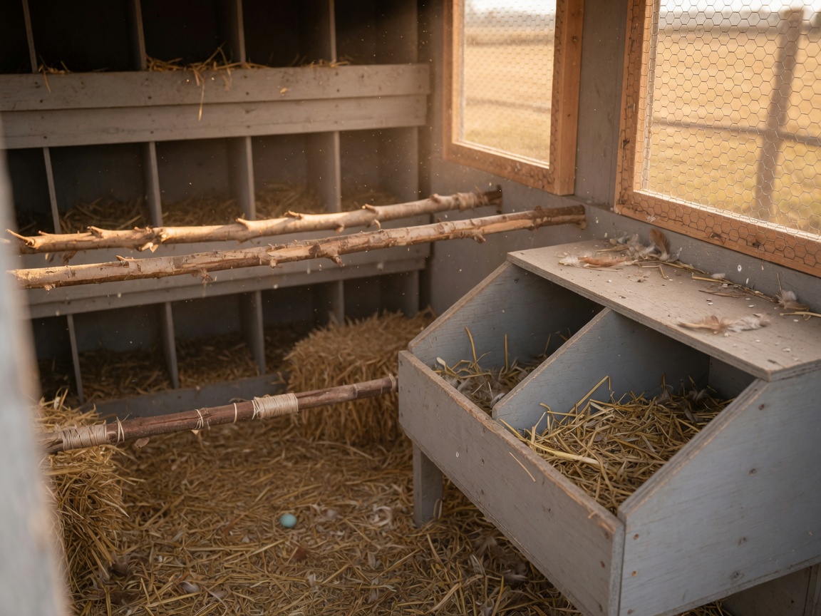 The Best Chicken Breeds for Small Backyards — coop interior