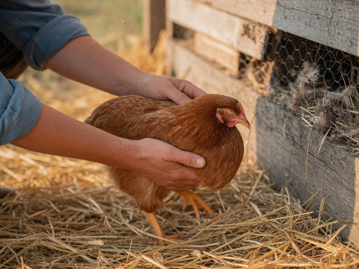 The Best Chicken Breeds for Small Backyards — hands with hen