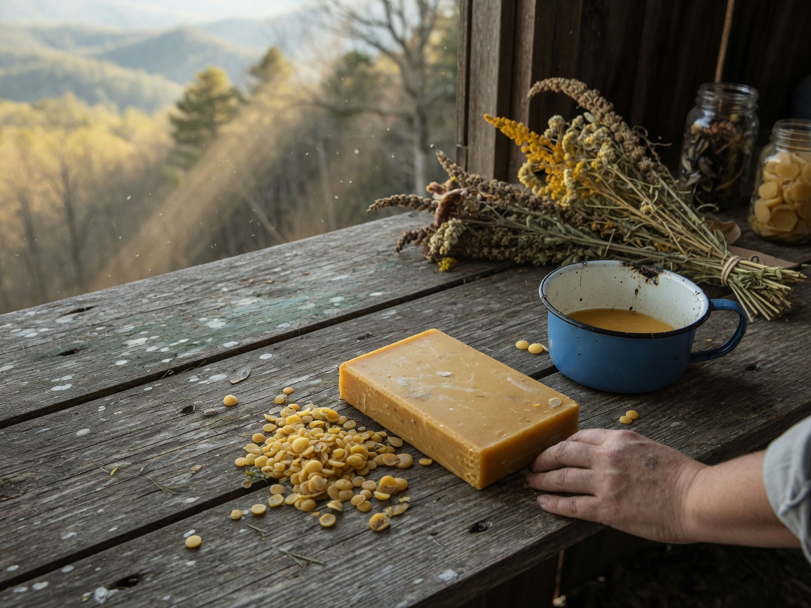 Beginner Mountain Apothecary Supplies: What You Actually Need — beeswax
