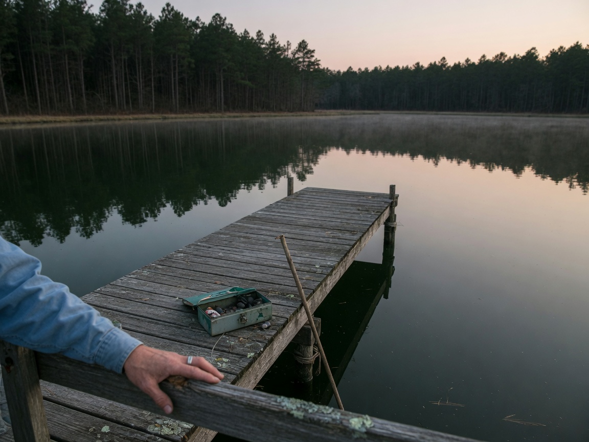The Best Time of Day to Fish in the Spring — dusk empty pond