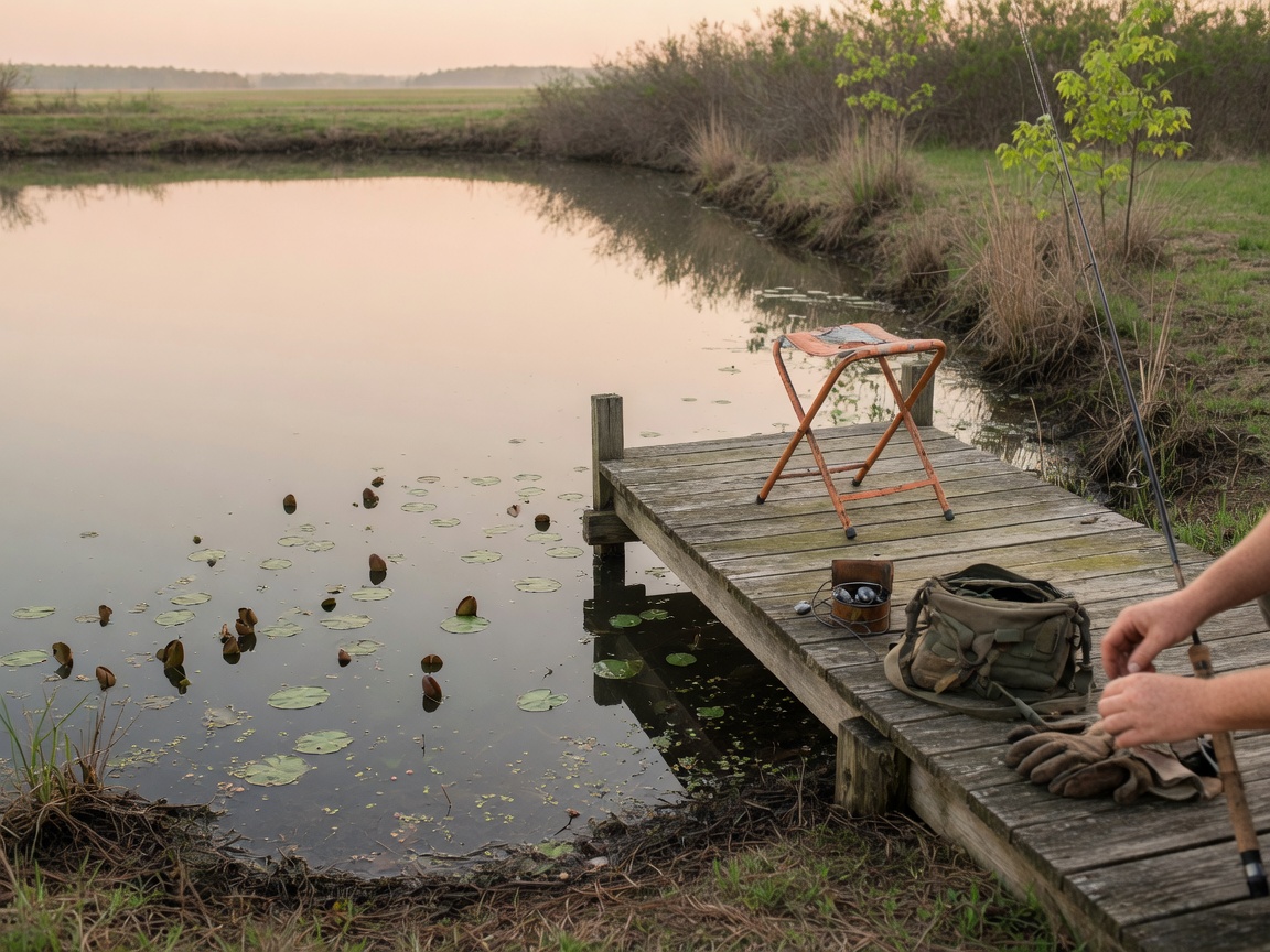 How to Catch Bluegill in the Spring, on the Beds — shallow cove