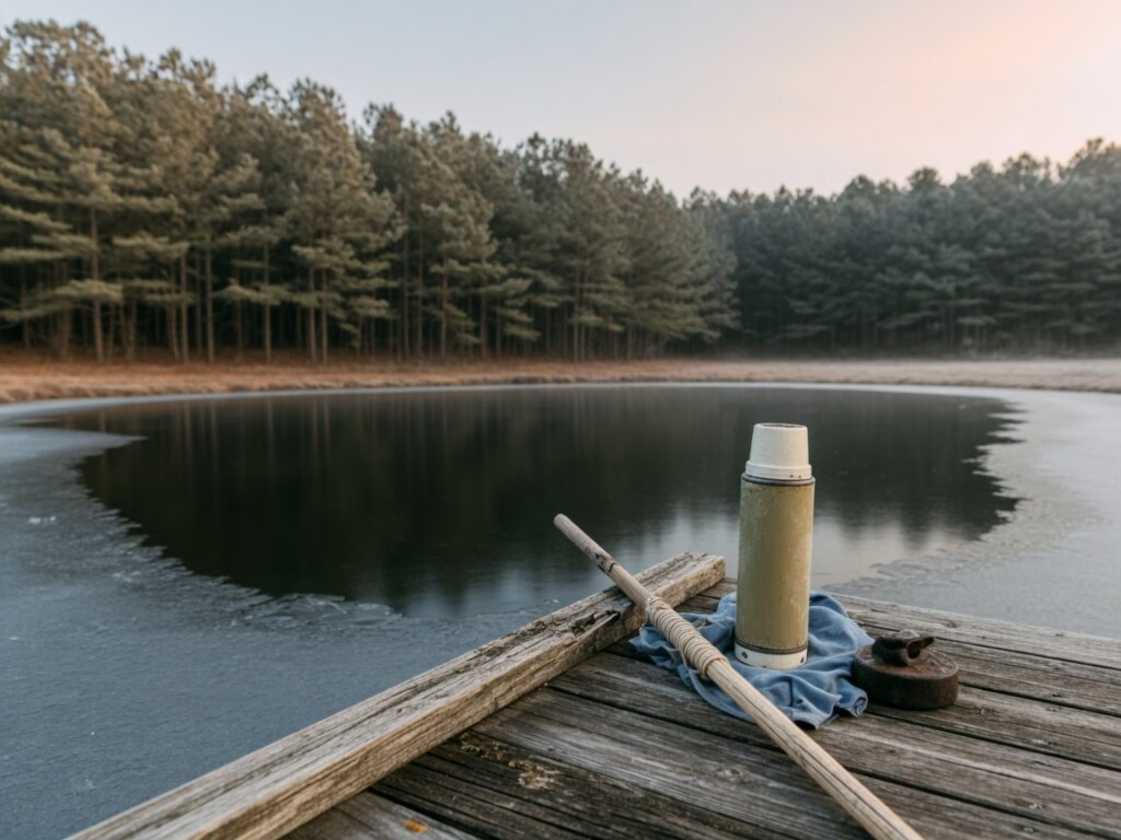 How to Fish a Farm Pond in Winter, Step by Step