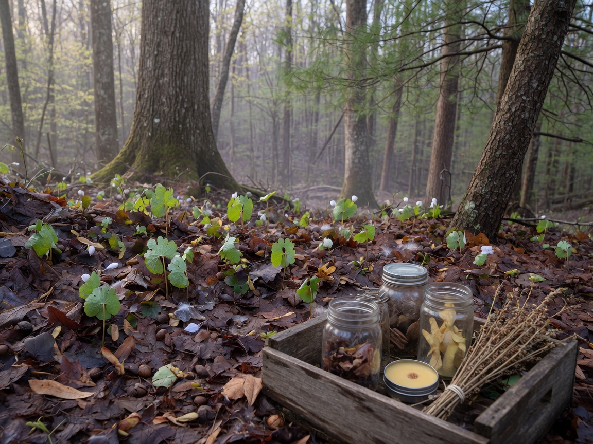 How to Forage Bloodroot, the Mountain Way (and When Not To) — cove habitat