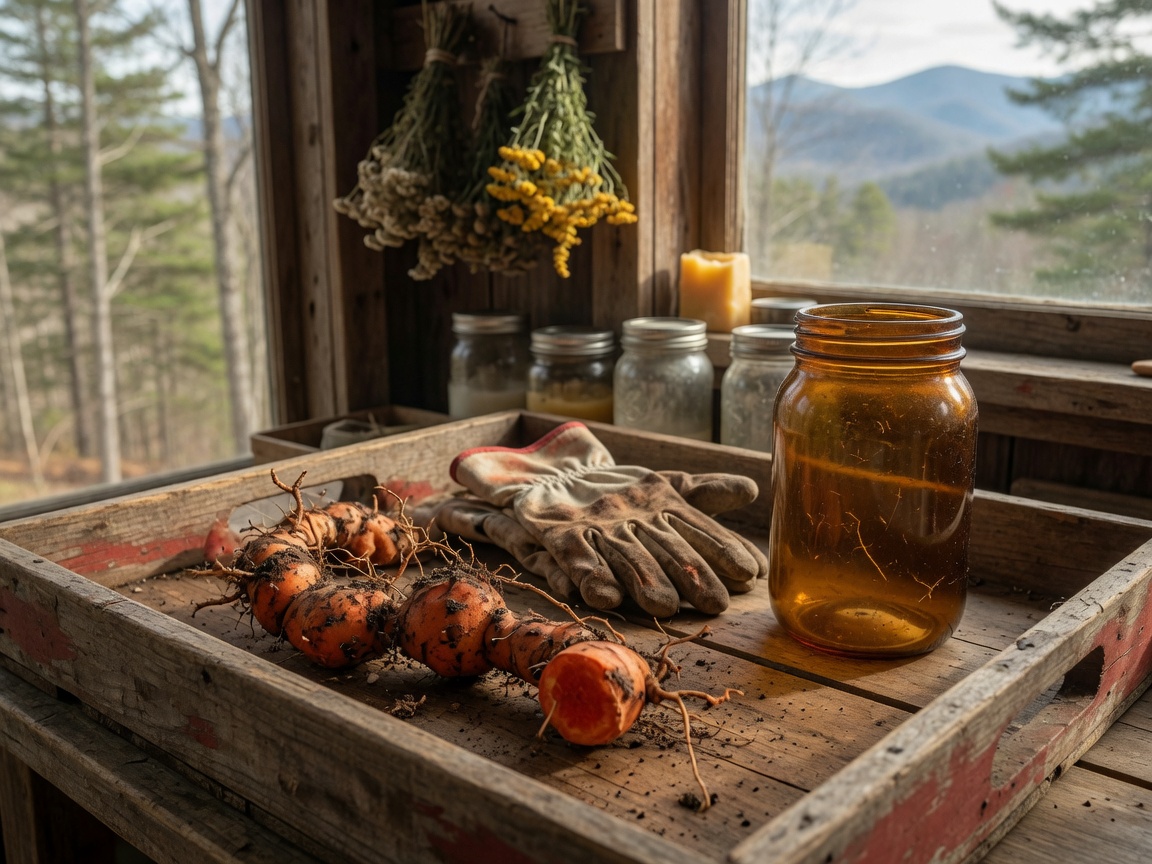 How to Forage Bloodroot, the Mountain Way (and When Not To) — gather and dry