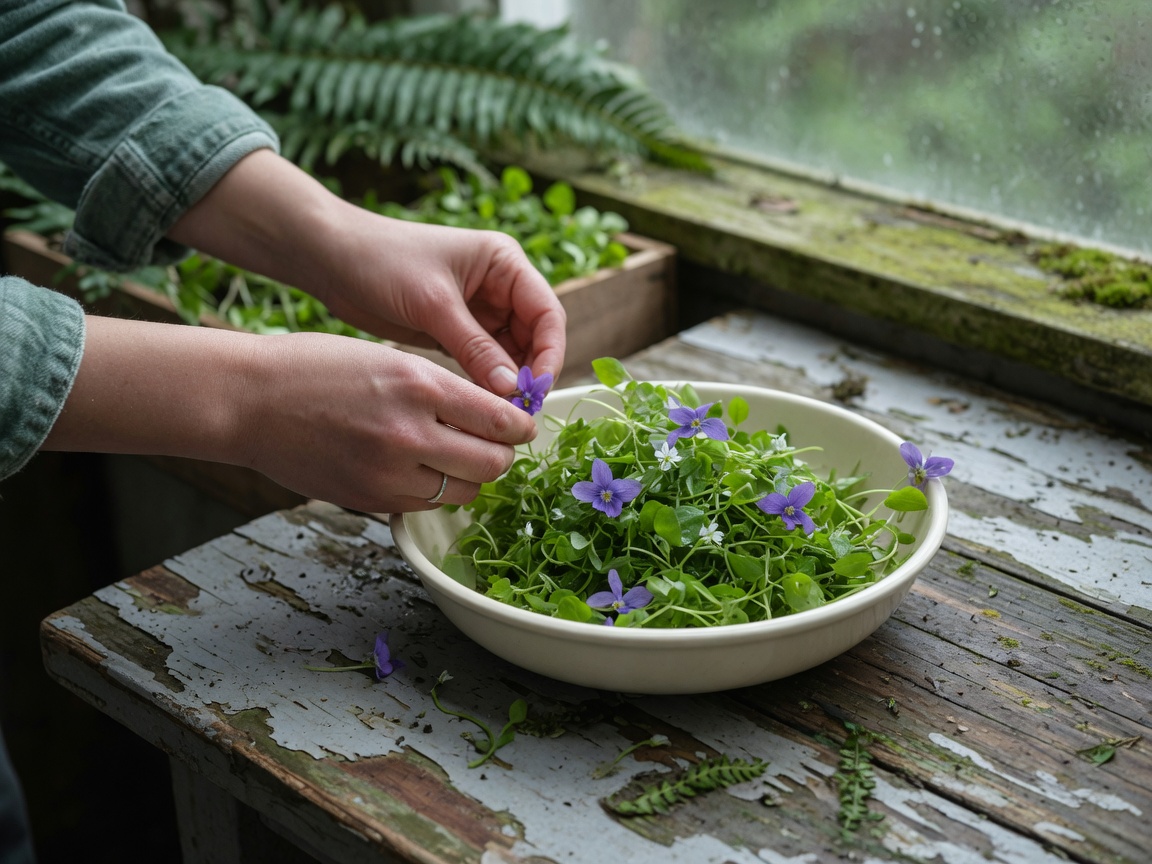 How to Forage and Use Chickweed, a Common Spring Weed — salad bowl