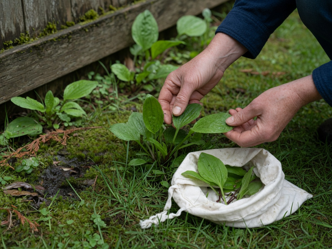 How to Forage and Use Plantain, the Common Lawn Weed — gathering