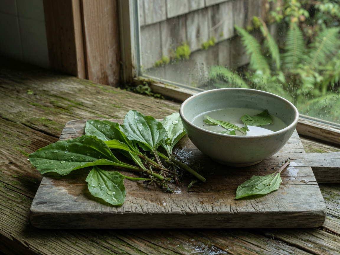 How to Forage and Use Plantain, the Common Lawn Weed — young leaves
